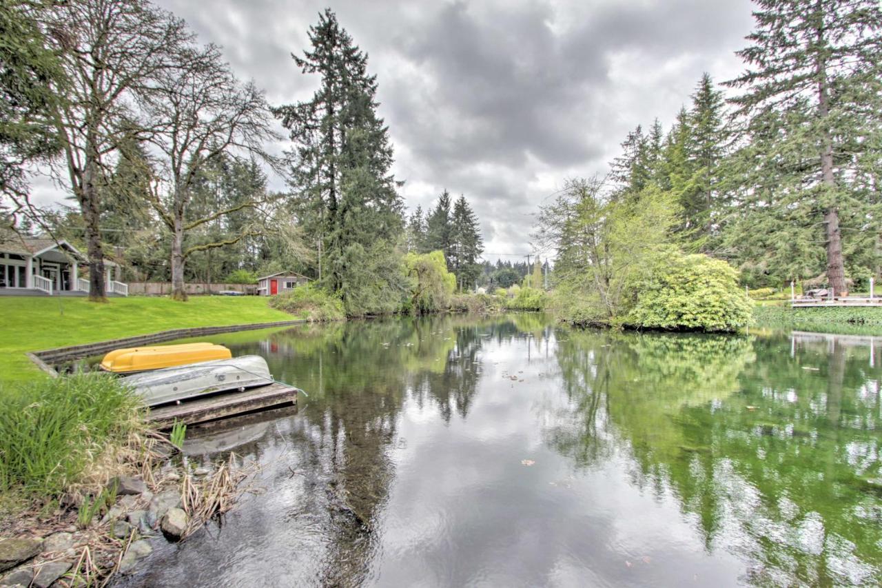 Contemporary Tacoma Cottage With Deck And Pond! Екстер'єр фото